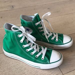 Green Converse Hi Top